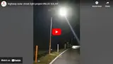 Highway Solar Street Light Project-INLUX SOLAR