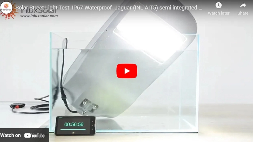 Solar Street Light IP67 Waterproof Test - Jaguar Series