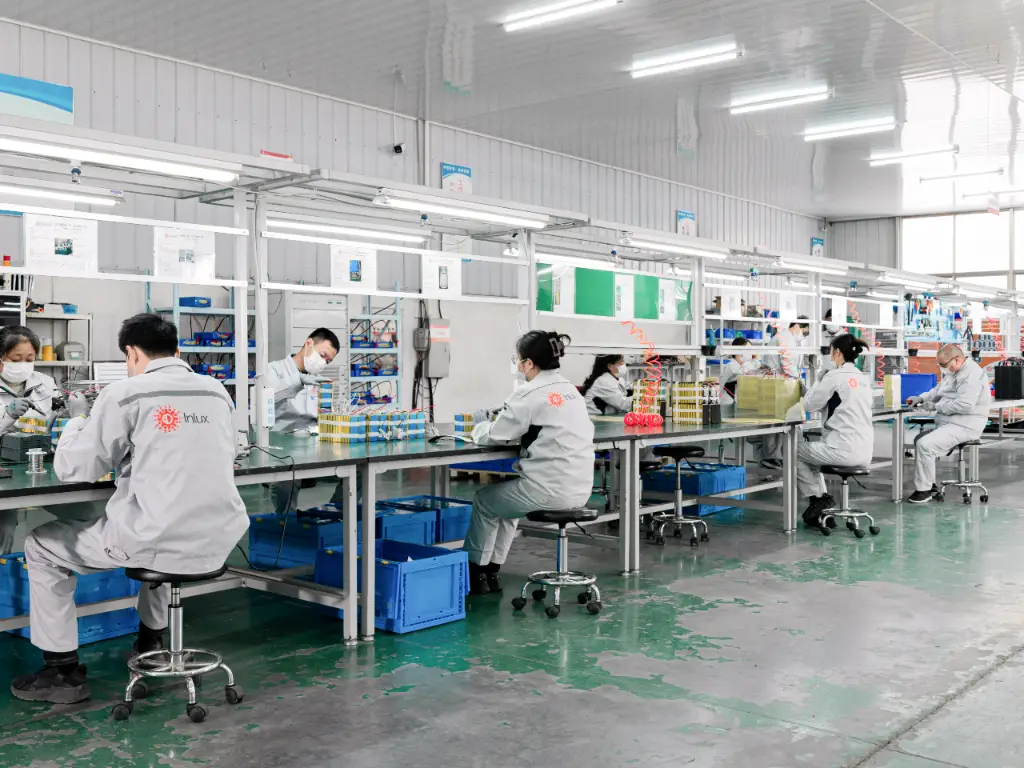 Lithium battery assembly line