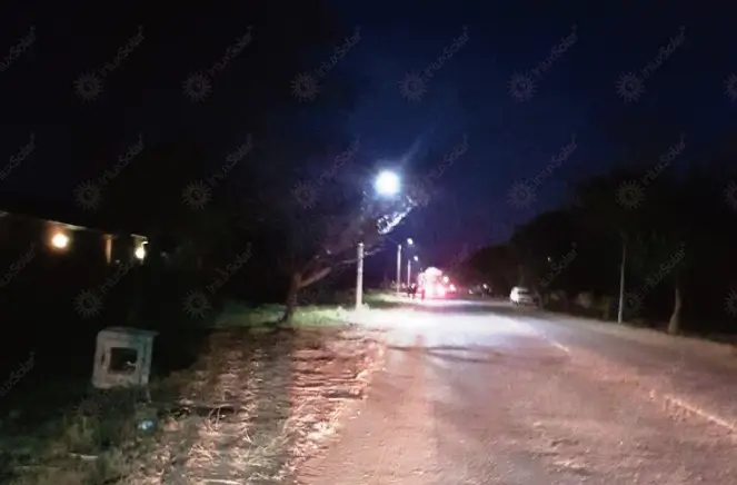 Lighting Pathway in Rural Area