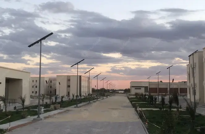 Solar Lights for Police University in Tunis