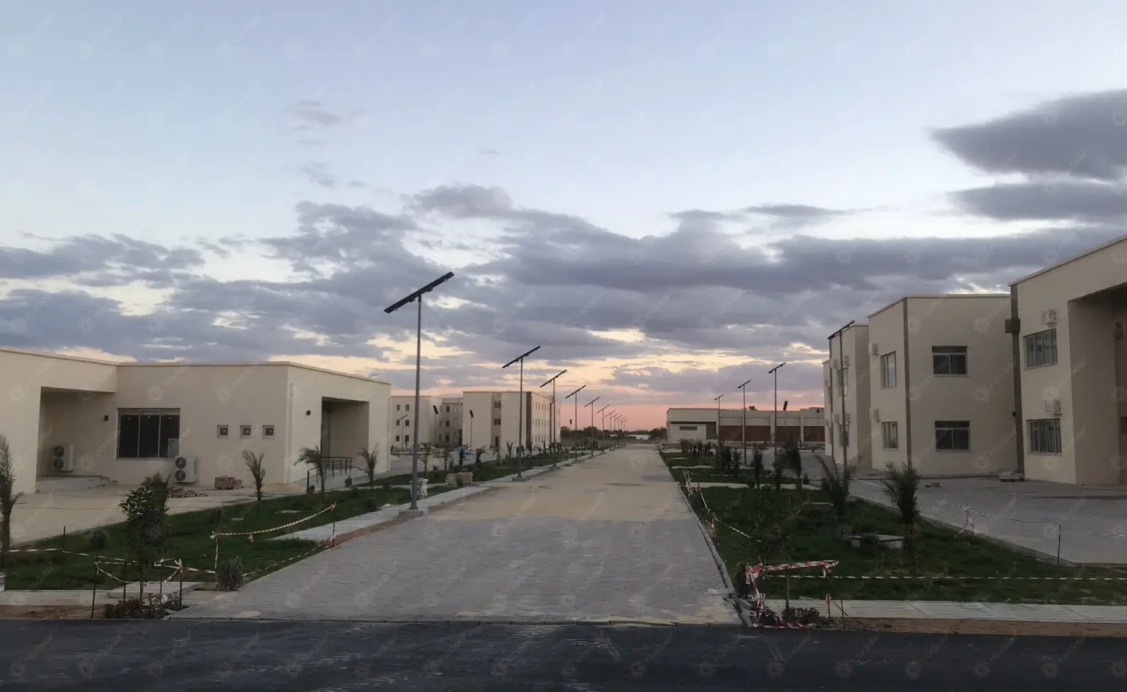 Solar Lights for Police University in Tunis_1