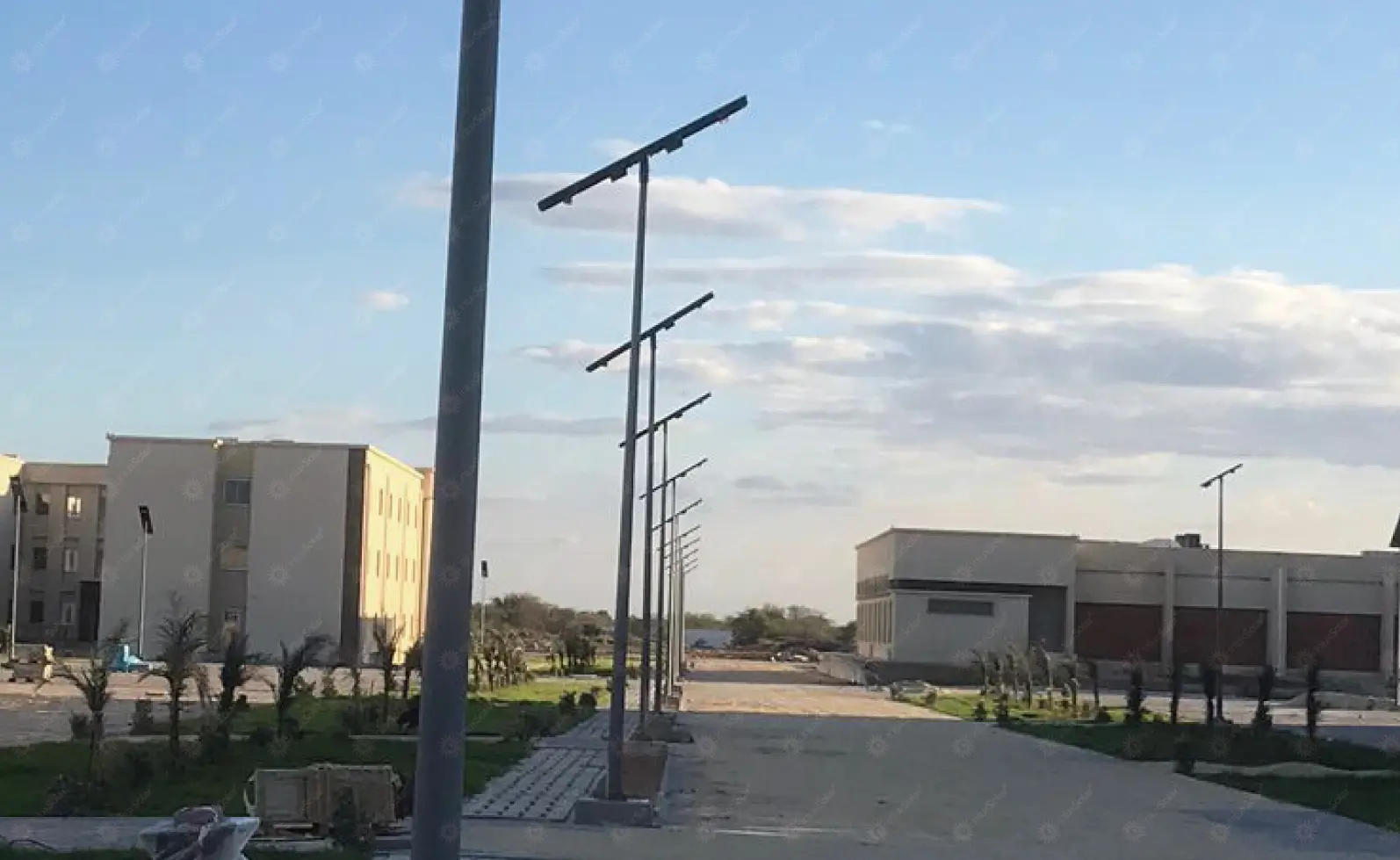 Solar Lights for Police University in Tunis_10