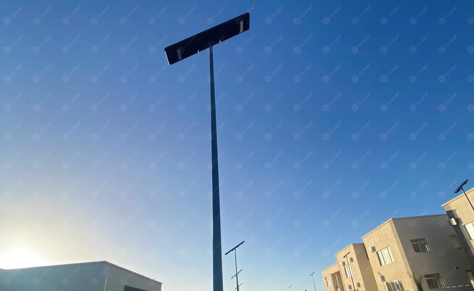 Solar Lights for Police University in Tunis_4