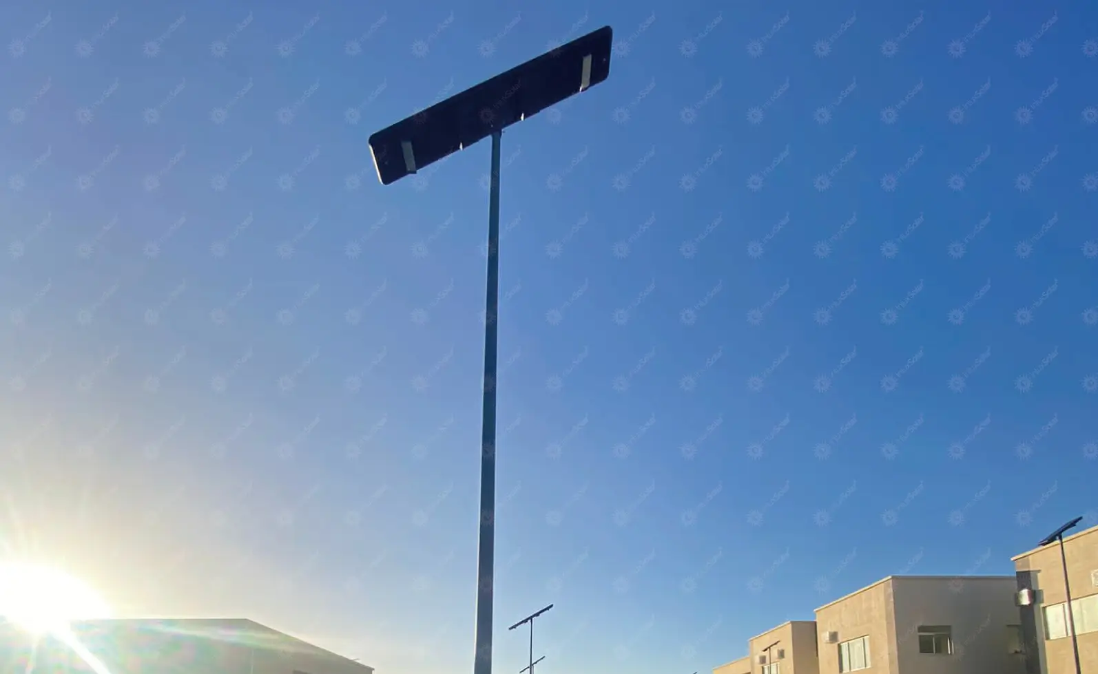 Solar Lights for Police University in Tunis_8