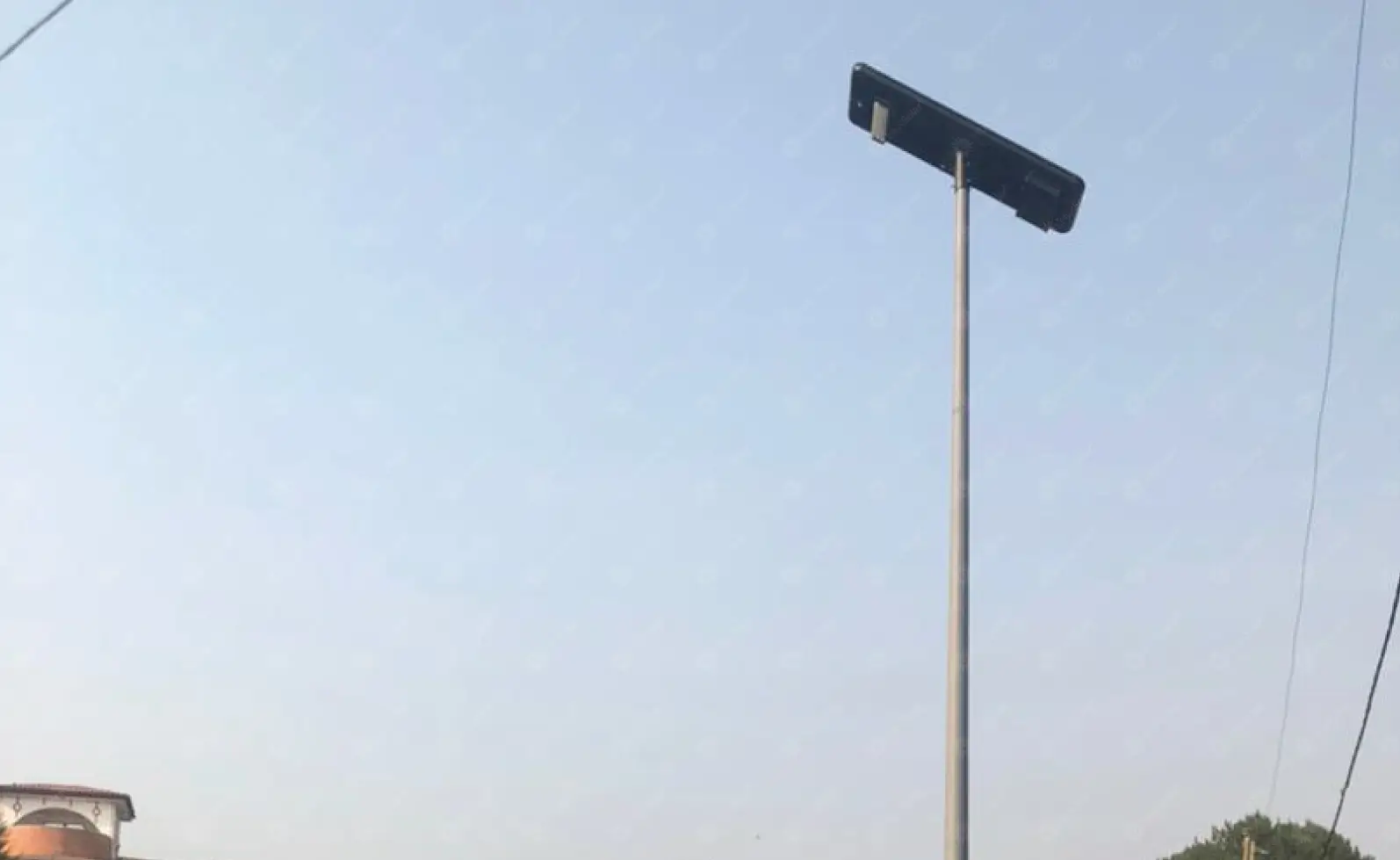 Solar Lights installed on Countryside Road in Cameroon_1