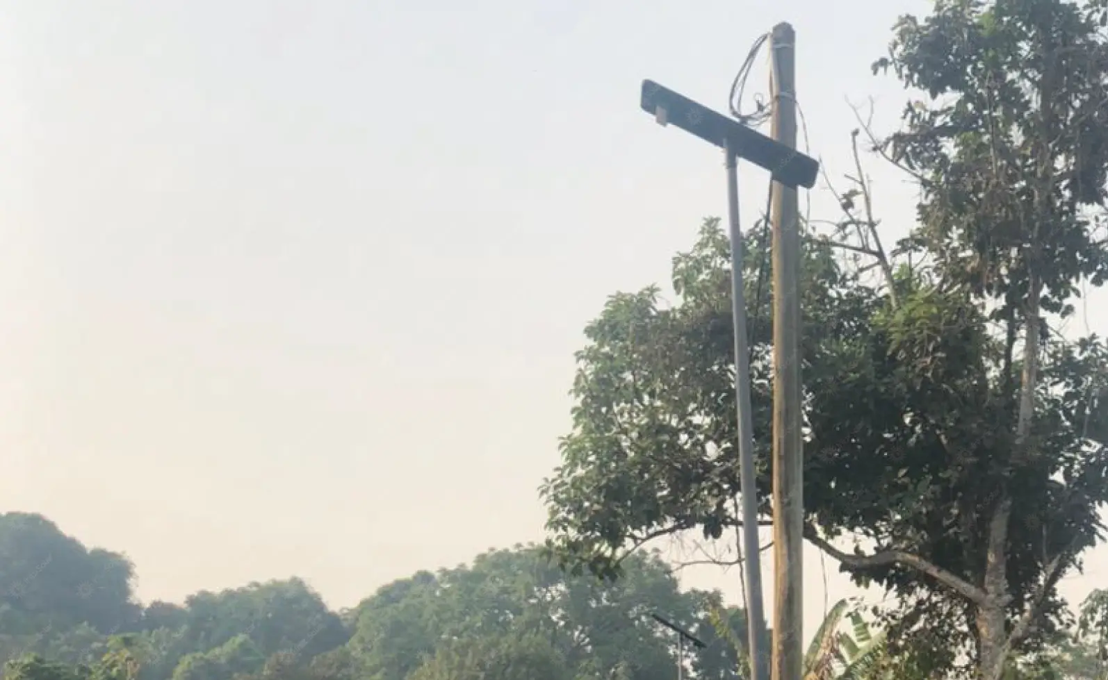 Solar Lights installed on Countryside Road in Cameroon_3