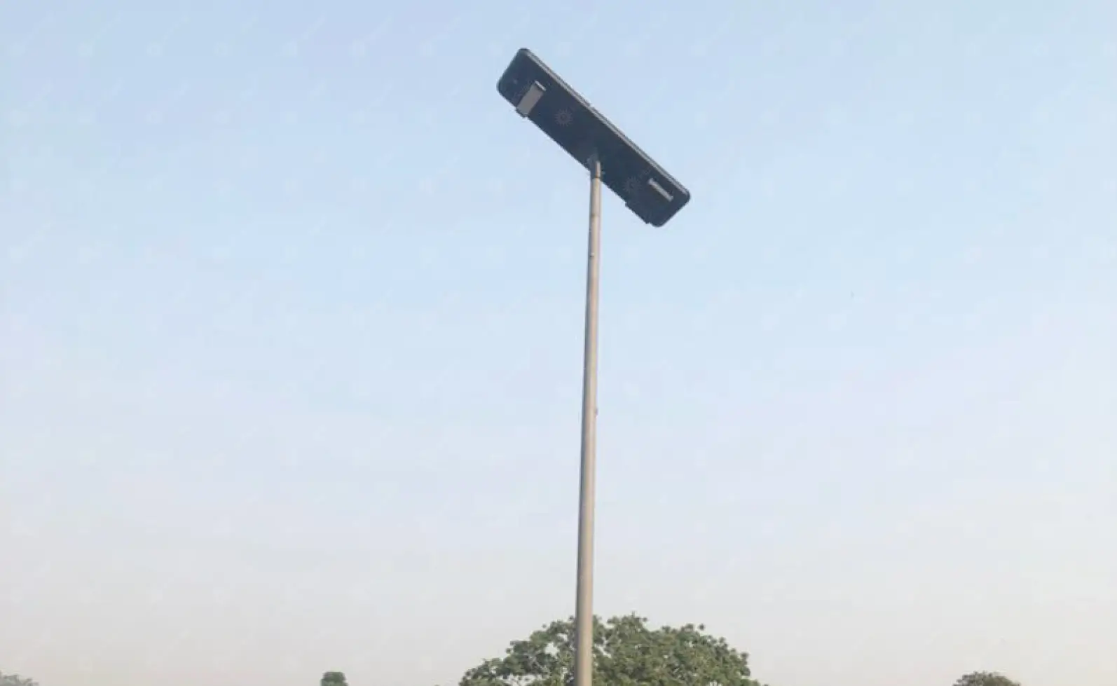 Solar Lights installed on Countryside Road in Cameroon_4