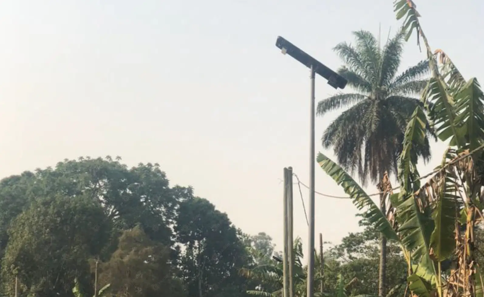 Solar Lights installed on Countryside Road in Cameroon_6