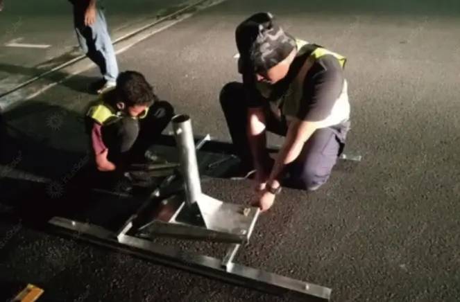 Solar Street Lights in Highway of KLANG Port