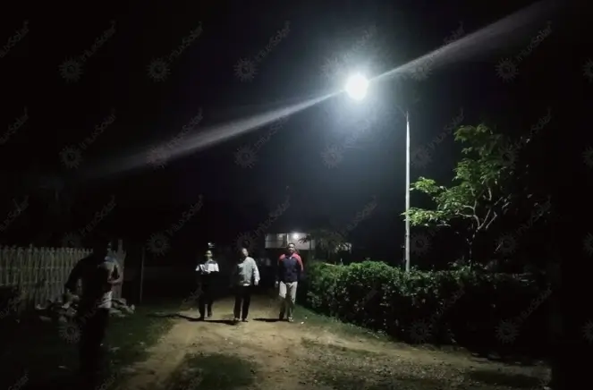 Solar Street Lights in Rural Areas