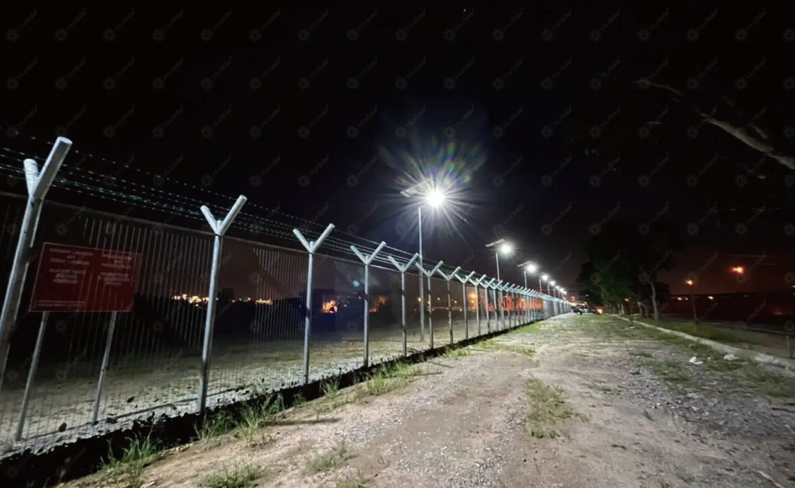 Solar lights for Petroleum Industrial Area in Malaysia_2