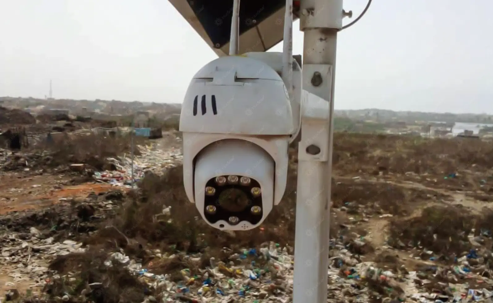 Solar street lights in Mining area_2